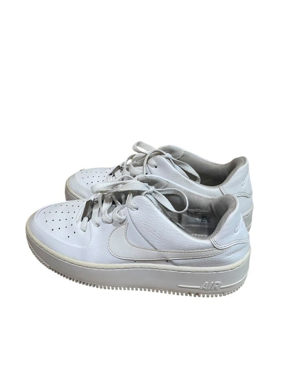 nike air force 1 sage low triple white sneaker
